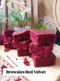 Brownies Red Velvet (sukatan cawan)