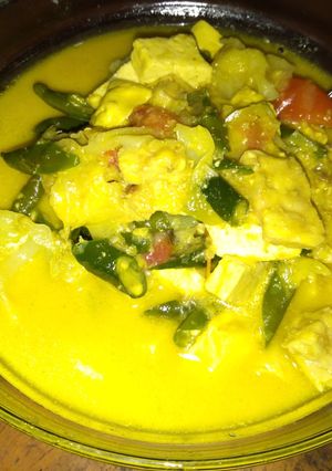 Foto resep Sayur tempe tahu godok Lombok ijo
