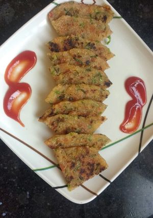 A picture of Veggie suji bites.