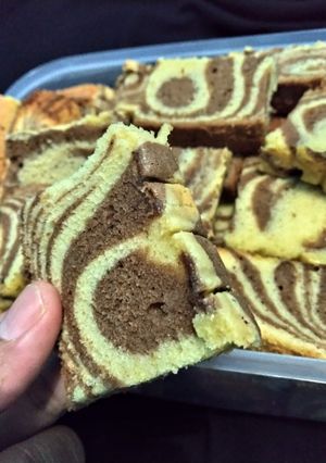 Foto resep Kue zebra ala umi nusaibah
