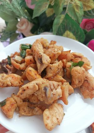 Foto resep Tumis ayam cabe hijau (menu diet)