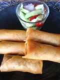 🧑🏽‍🍳🧑🏼‍🍳 Crispy Vegetable Spring rolls Recipe • With Mushroom filling • Vegetarian Recipe