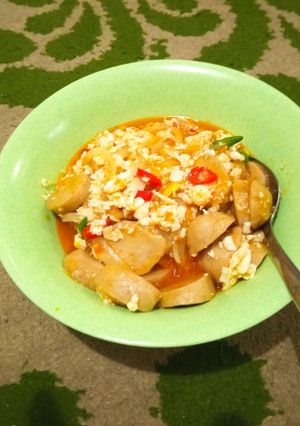 Foto resep Menu dadakan : orak arik baso asam manis