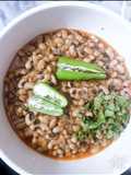 Masala black eye beans