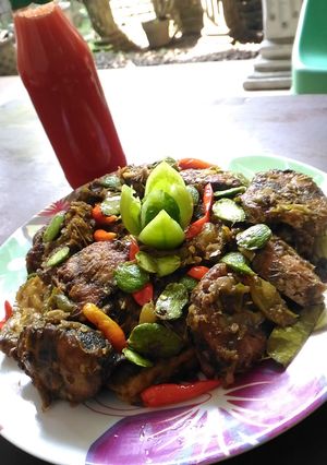 Foto resep Tuna cabe ijo pete