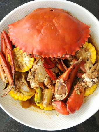 Langkah Mudah untuk Membikin Resep Kepiting lada hitam ala resto yang Menggugah Selera Anti Ribet, Uenak Banget