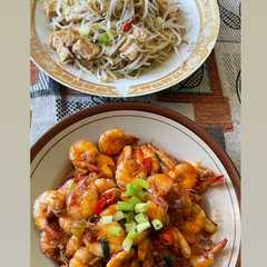รูปของ Udang saus mentega/ Tumis tahu toge … Masakan Sehari2 (part 1)