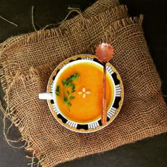 A picture of Vegetable mixed dal soup.