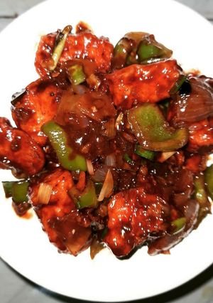 A picture of Paneer Chilli.