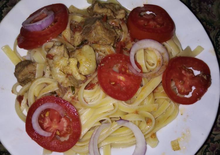 How to Prepare Favorite Spaghetti with beef #authormarthon