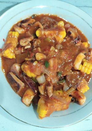 Foto resep Cumi Saus Padang