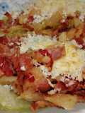 Chayotes rellenos al horno