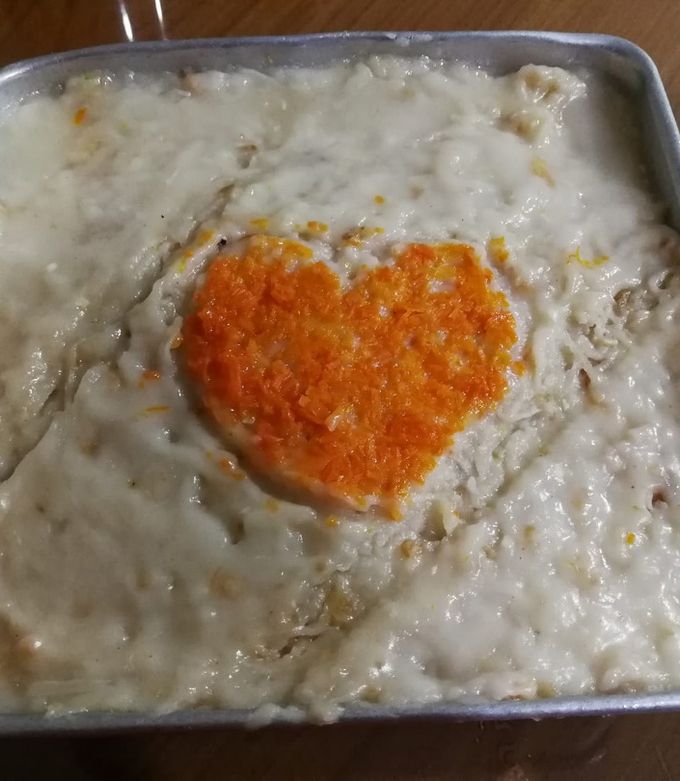 A picture of Steam Radish Cake蒸萝卜糕.