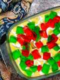 Fruit Custard 🍑🍎🥭