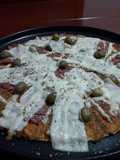 Pizza sin harina! Fácil! maizena + avena
