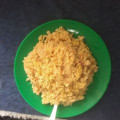 A picture of Rice mixed spaghetti.