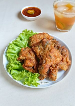 Foto resep Ayam Goreng Kipas Daun Jeruk