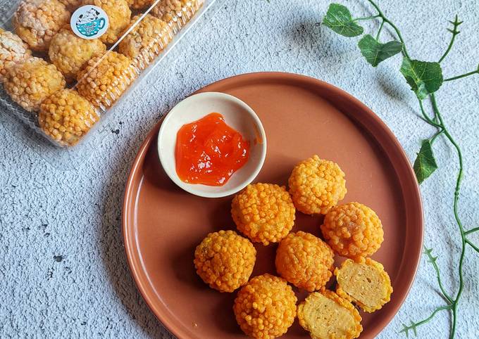 Resep Crispy Bubble Crumb Carrot Chicken Nugget Ball Oleh Dapur Halal Indri Cookpad