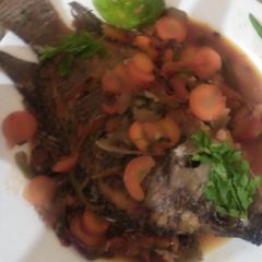 A picture of Wet fry fish curry.