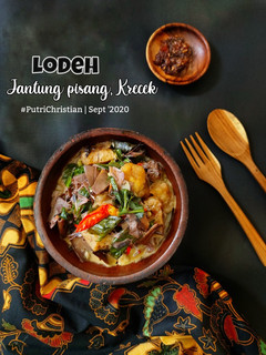 Foto resep Lodeh jantung pisang, Krecek