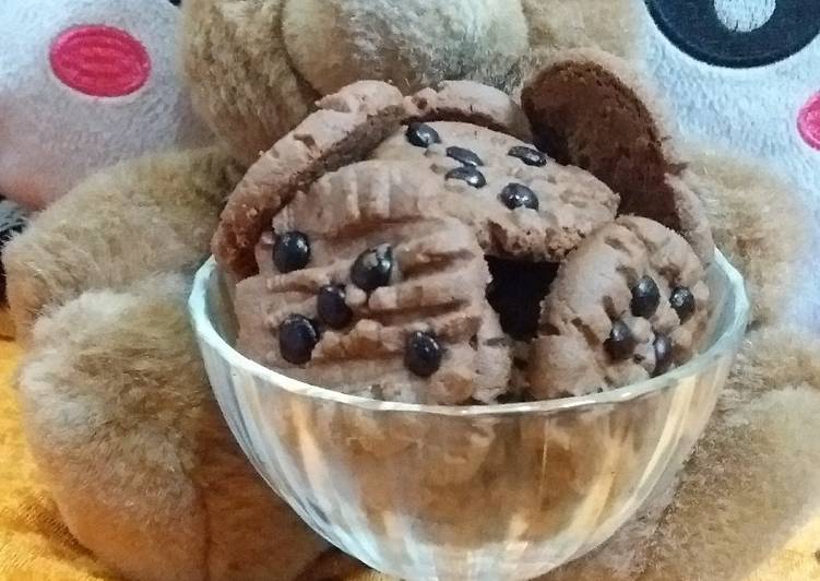 Cookies chocolatos sederhana
