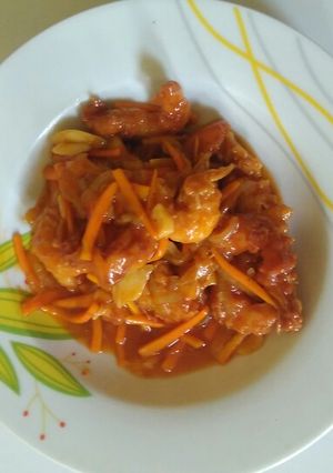 Foto resep Udang koloke asam manis