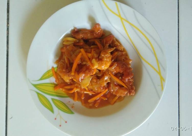 Udang koloke asam manis