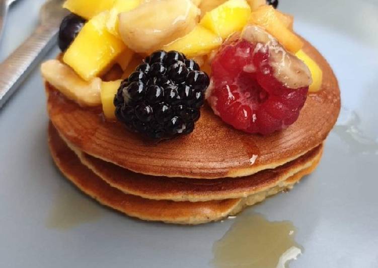 Pancakes con fruta