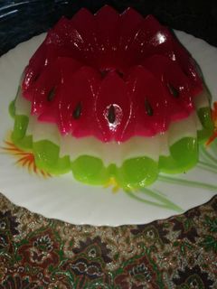 عکسی از دستور ژله هندوانه