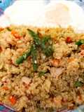 Chaufa de quinua con pollo