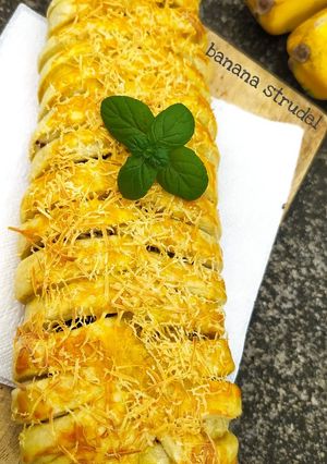 Foto resep Banana strudel