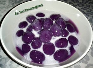 Foto resep Kolak Biji Salak (Candil) Ubi Ungu
