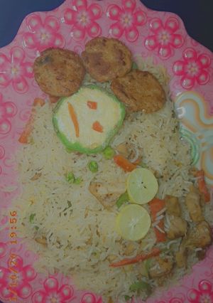 A picture of Fried Vegetables palao.