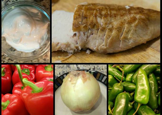 Steps to Prepare Homemade Green Chile Chicken Enchiladas