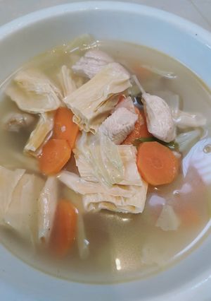 Foto resep Sop kembang tahu kilat cepat jadi simple