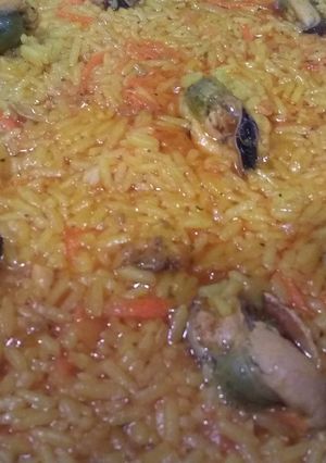 Una foto de Arroz con Mejillones