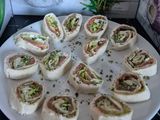 Wraps apéritifs au saumon
