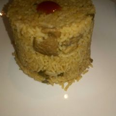 A picture of Pork pilaf.