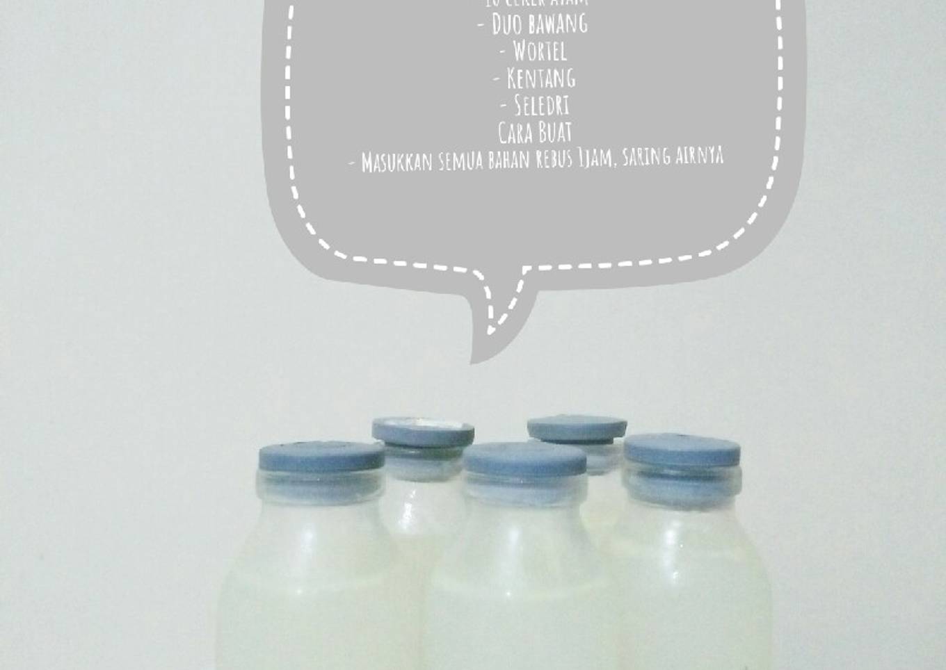 Kaldu Ceker MPASI 6bulan Bikin Lahap