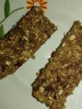 Barritas de cereal con banano