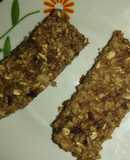 Barritas de cereal con banano