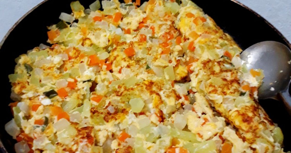 Cách Làm Món Trứng Rán Rau Củ 🥕 của Ú Còiii - Cookpad