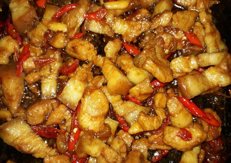 Resep Babi Kecap Pedas Manis 🐷 Non Halal yang Menggugah Selera