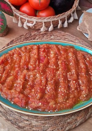 صورة لوصفة متبل باذنجان بالبندورة