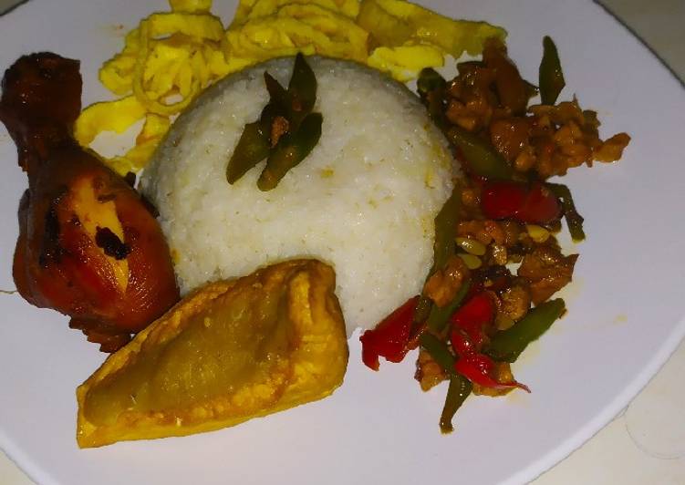 Resep Nasi Uduk Rice Cooker, Enak Banget