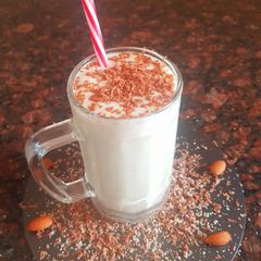 A picture of Dry fruit banana smoothie.