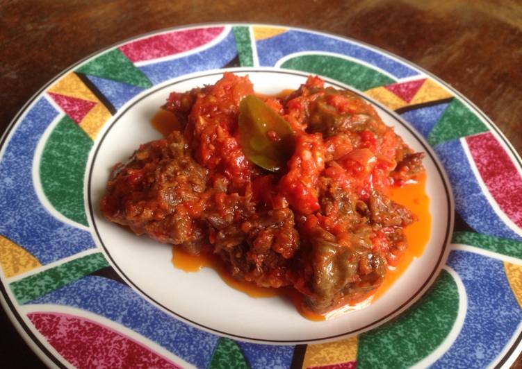 Resep Sambal Lado Dendeng Sapi Basah Anti Gagal