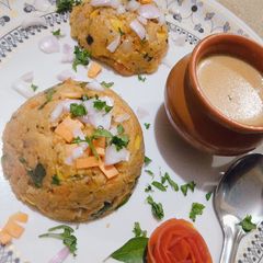 A picture of Oats upma.