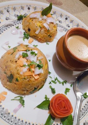 A picture of Oats upma.