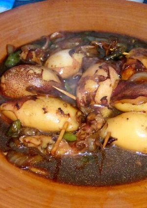 Foto resep Cumi saus tiram isi telor